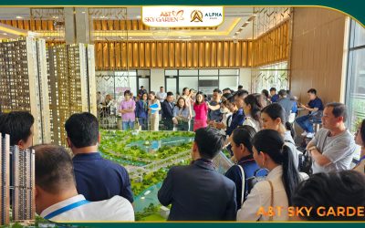 Mini event trải nghiệm đặc quyền sống đáng mơ ước tại A&T Sky Garden thu hút lượng lớn khách tham quan và giao dịch trực tiếp